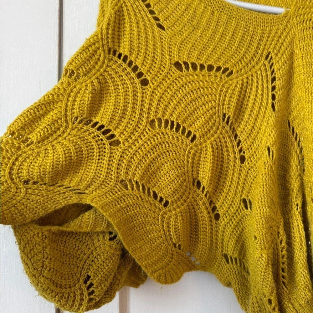 Elodie Mustard Knit Women's Sweater